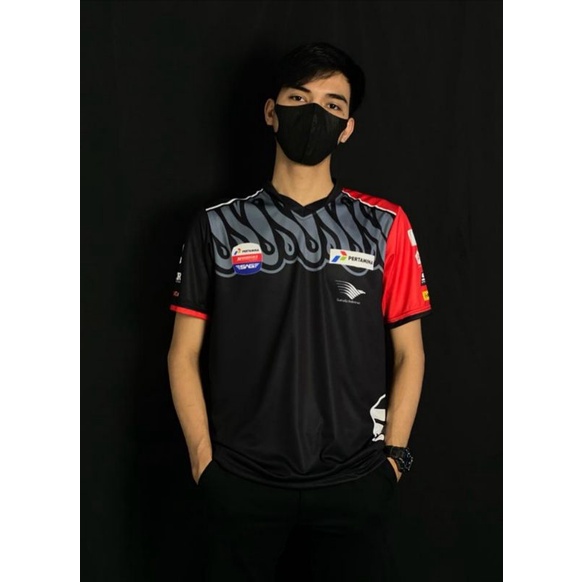 KAOS BAJU JERSEY T-SHIRT PERTAMINA MANDALIKA RACING TEAM