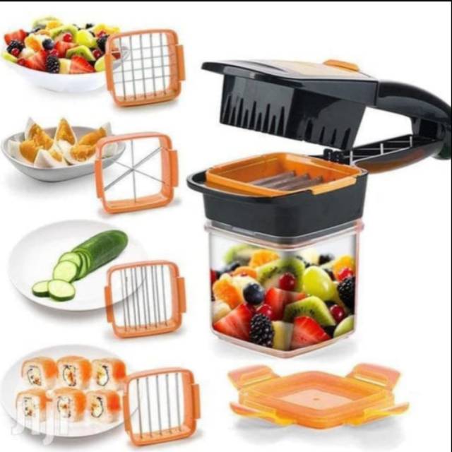 Nicer Dicer Quick 5 in 1 alat potong serbaguna sayur buah peralatan masak