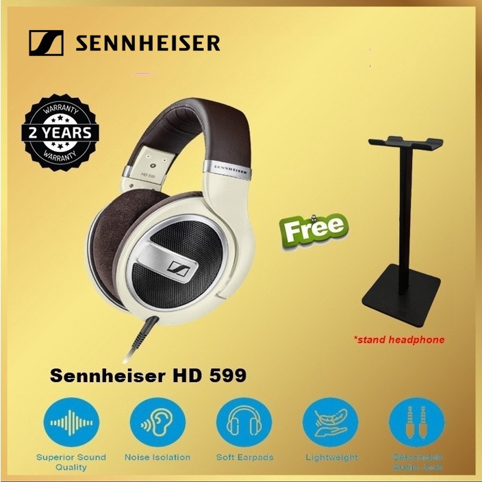 Sennheiser HD 599 Open Back Headphone HD599 Around Ear Design