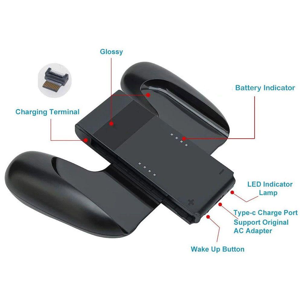 TOP Untuk Nintendo Switch Gaming Grip Game Controller Charger Charging Grip Grip Handle Charging