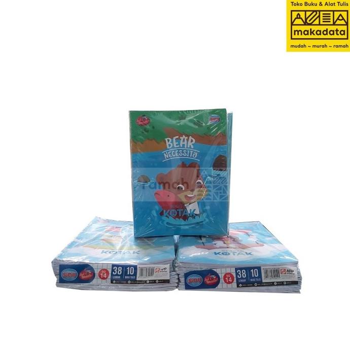 

] BUKU KOTAK BESAR MANDARIN 1.5cm SIDU 38 LEMBAR (1 PACK)