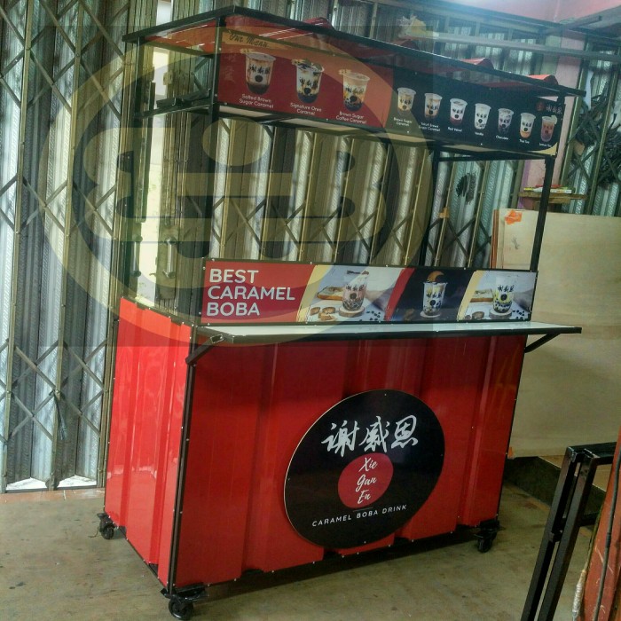 Booth Container Portable / Booth Lipat / Gerobak Kontainer