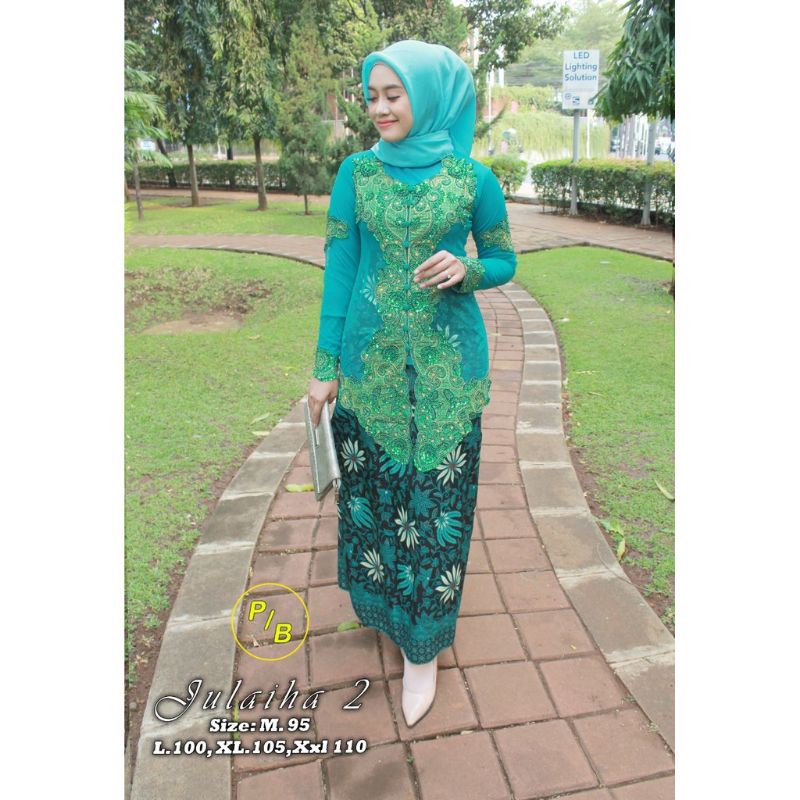 PROMOOO SETELAN KEBAYA PAYET BORDIR/KEBAYA AKAD PUTIH/KEBAYA PAYET TERLARIS