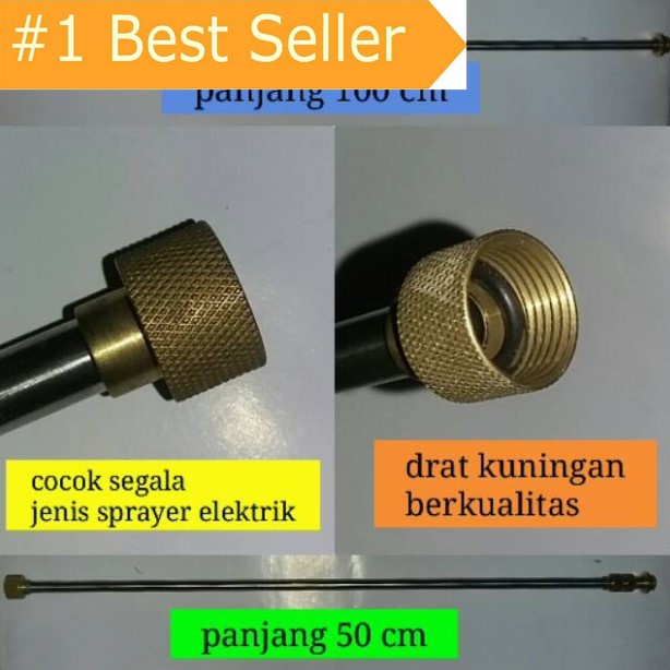 Stik sprayer elektrik kuningan tpk