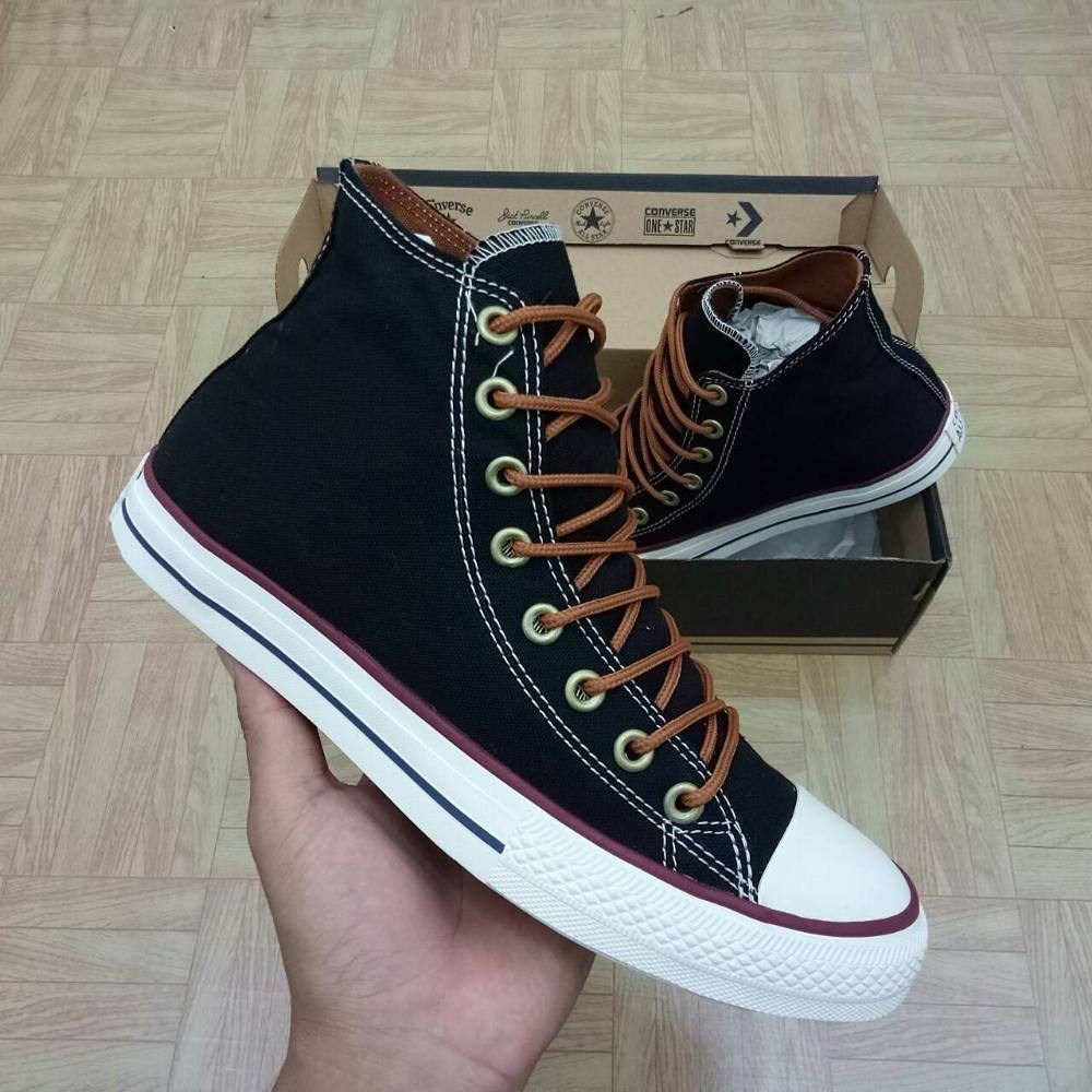 100% PREMIUM sepatu Converse allstar zipper ENSHADOWERS grey Hi