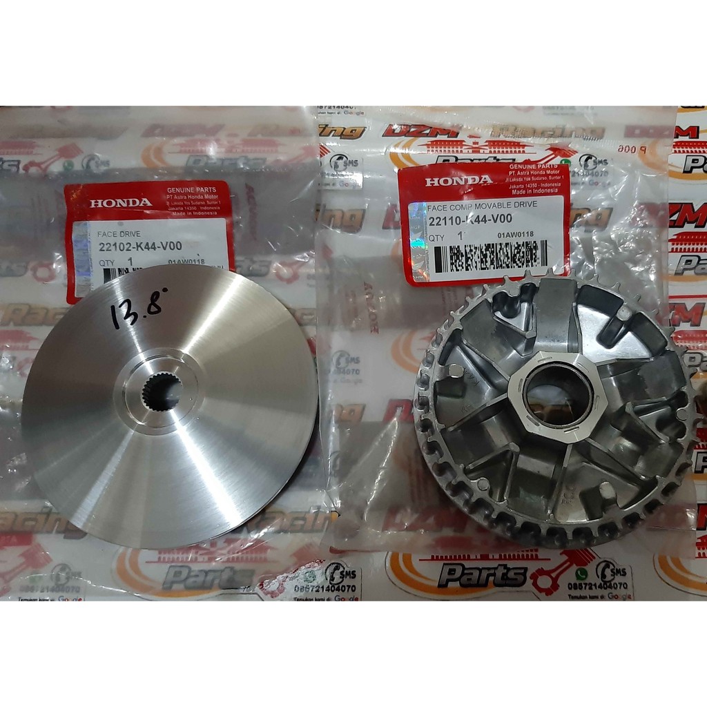 Pulley Cvt Rumah Roller Dzm Racing Beat Esp Beat Pop New Scoopy