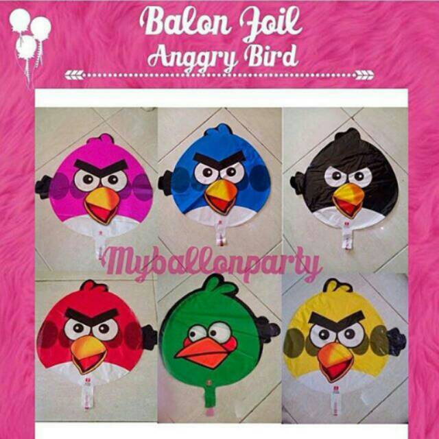 Balon Foil Angry Bird