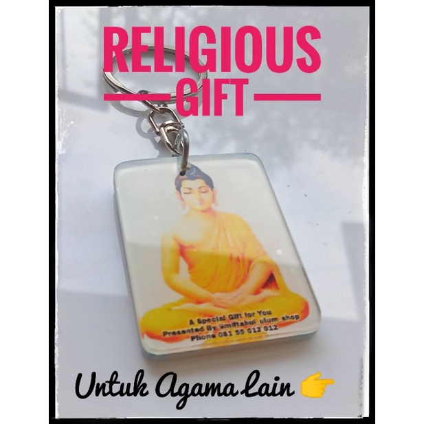 Gift Hadiah Based on Your Religion - Gantungan Kunci - Keychain