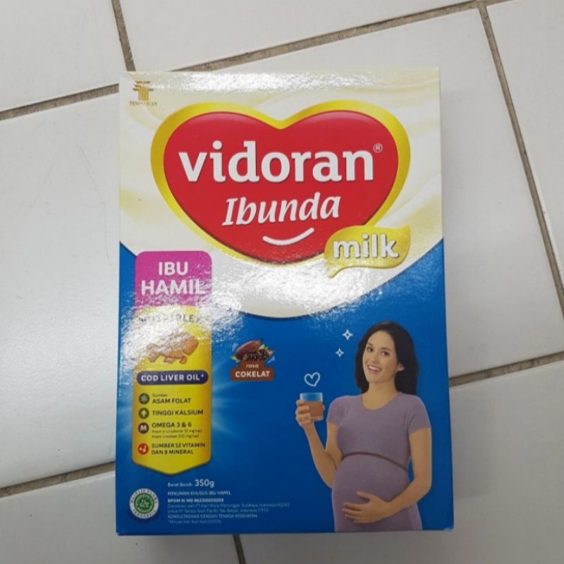 

vidoran ibunda 350gr rasa coklat/minuman khusus ibu hamil/vidoran