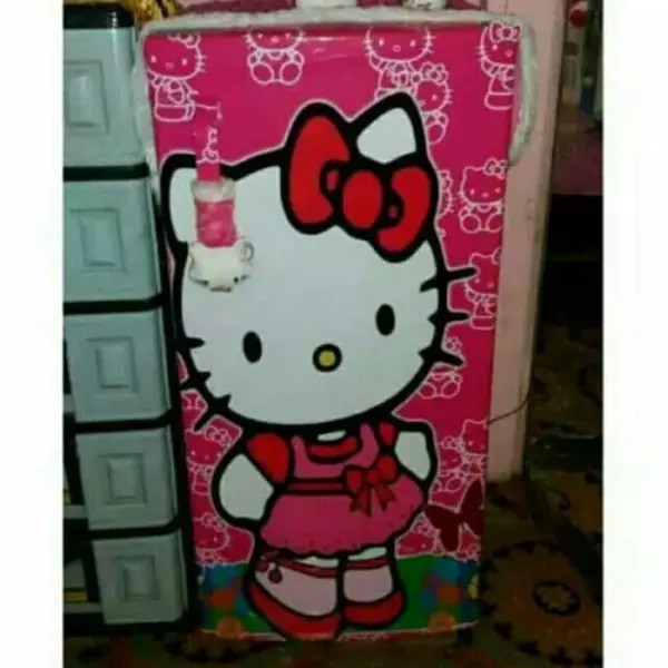 Stiker Kulkas1 Pintu Wallpaper Kulkas 1 Pintu karakter  (gambar random)
