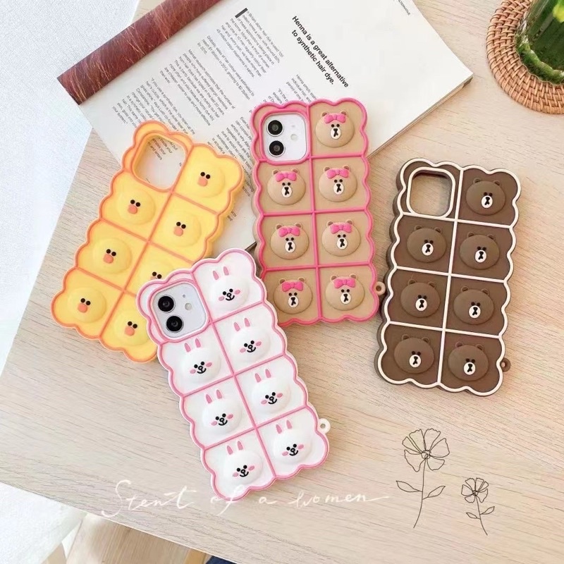 POP IT CASE IPHOne 6 6s 6s+ 6+ 7 7+ 8 8+ X Xs Xr XsMAX 11 11Pro 11ProMax 12 12Mini 12Pro 12ProMax