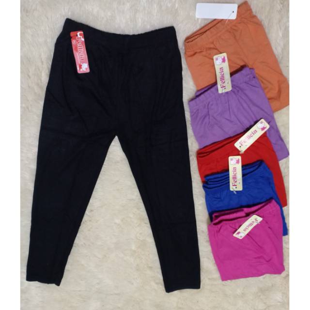 LEGGING POLOS WARNA ANAK/LEGGING POLOS ANAK TANGGUNG:1-=13:thn