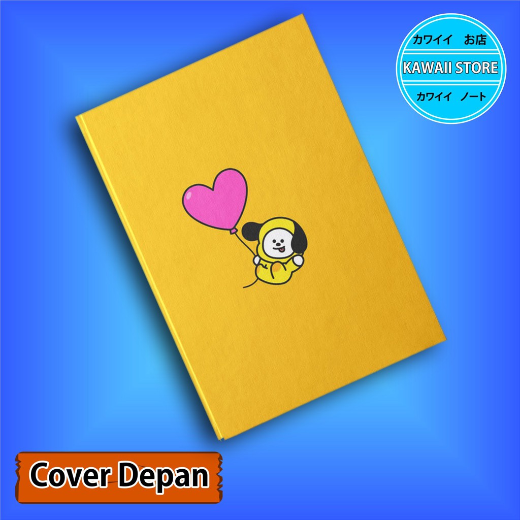 

Notebook / Pocket book Hard Cover KPOP BT21 CHIBI uk A5 & A6 / Notes Book