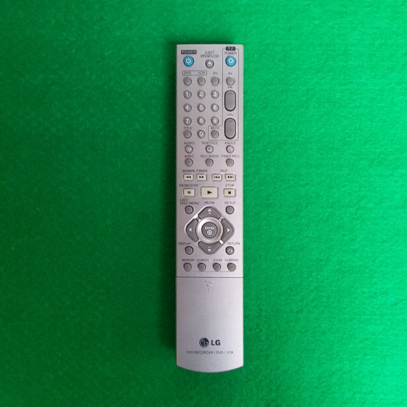REMOTE DVD VCR RECORDER LG ORIGINAL