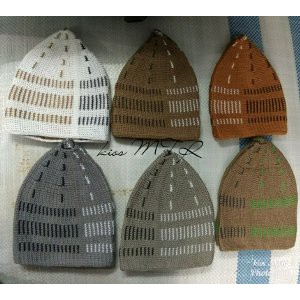 Peci Rajut BB Afrika Al Asas Extra tebal murah Peci Haji Rajut Bulak Balik kopiah songkok Murah