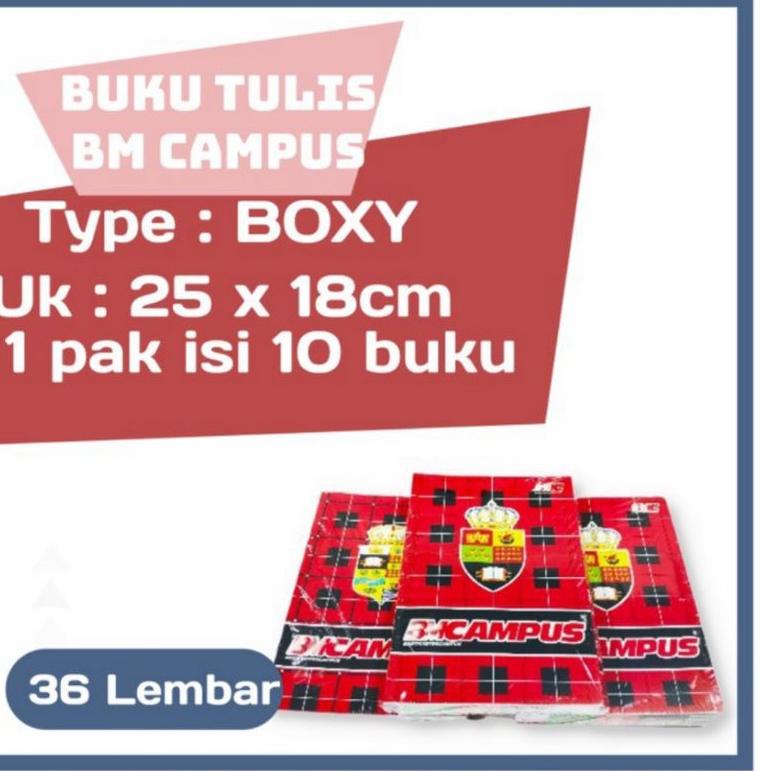 

Perfect Wpk07 Buku tulis Campus Bmc 36 lembar ( 10 buku ) ,!
