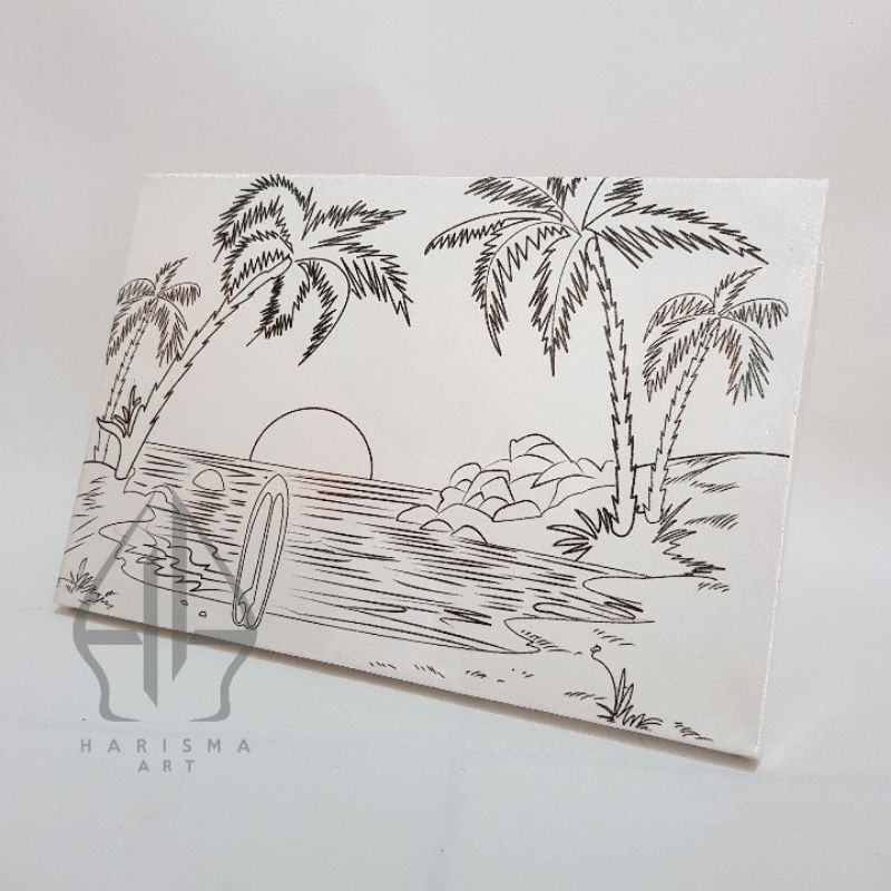 

Kanvas Lukis Sketsa 20x30 cm Berkualitas || Kanvas Lukis Sketsa Mewarnai