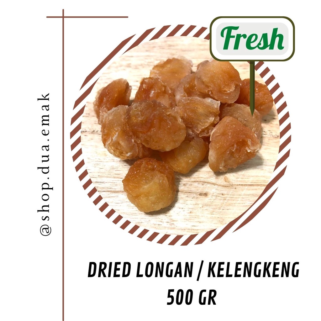 

Thailand Dried Longan-Lengkeng Kering-Longan Kering - 500gr