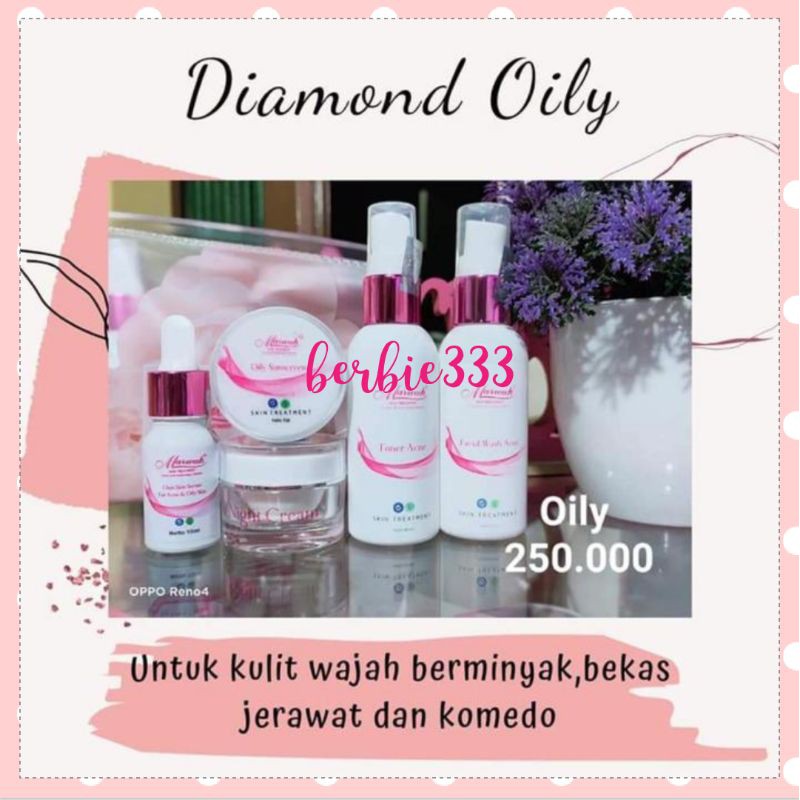 DIAMOND OILY MARWAH SKINCARE HALAL &amp; BPOM