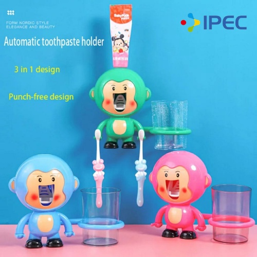 Tempat Sikat Gigi Karakter Monyet Dispenser Tooth Brush Holder / Dispenser Sikat Gigi Monkey 11015