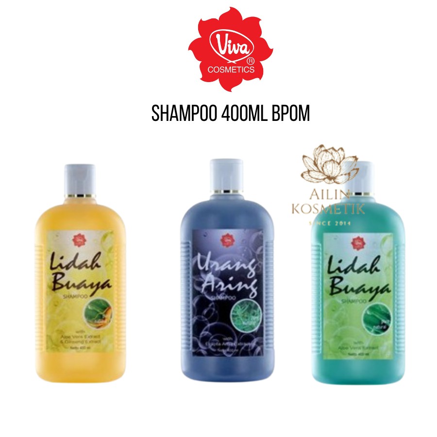 VIVA Shampoo 400ml BPOM / Hair Care Shampo Sampo Atasi Rontok by AILIN