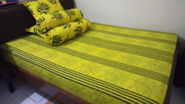 Seprei Batik Pekalongan Motf Hitam Manis