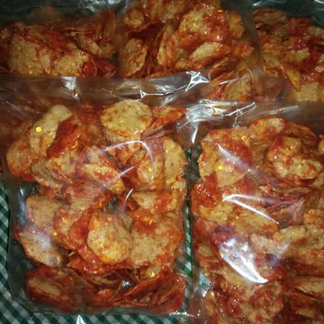 

Kripik balado (Mak ndut kreyes)