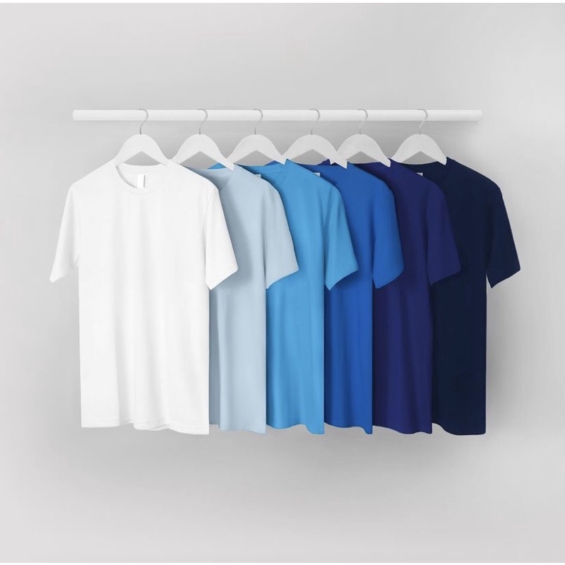 ( BISA COD ) SUPPLIER KAOS POLOS TERMURAH LENGAN PENDEK PRIA WANITA BAJU POLOS O-NECK UNISEX V-NECK 