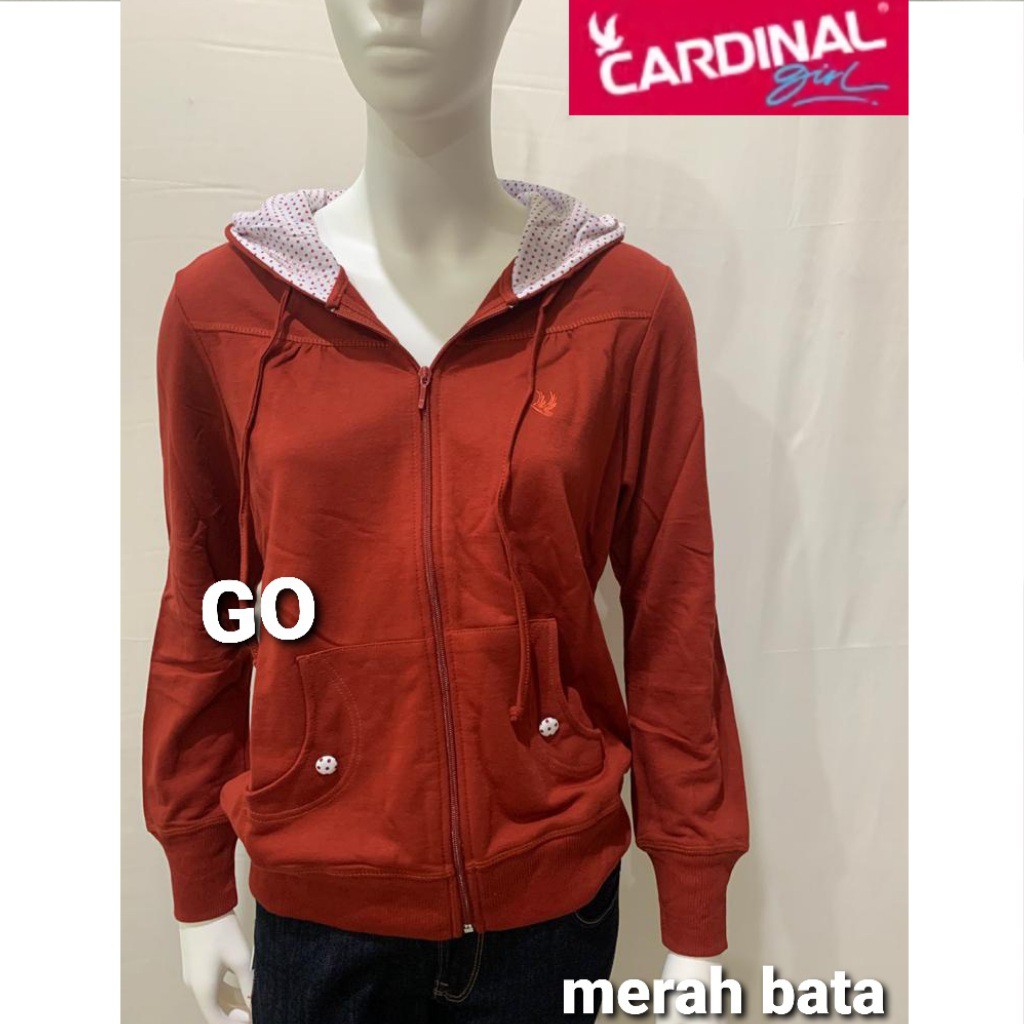 BB Jaket CARDINAL Wanita size XXL dan XXXL SWEATER GIRL Jaket Cewek Sweater Cardinal 100% Original