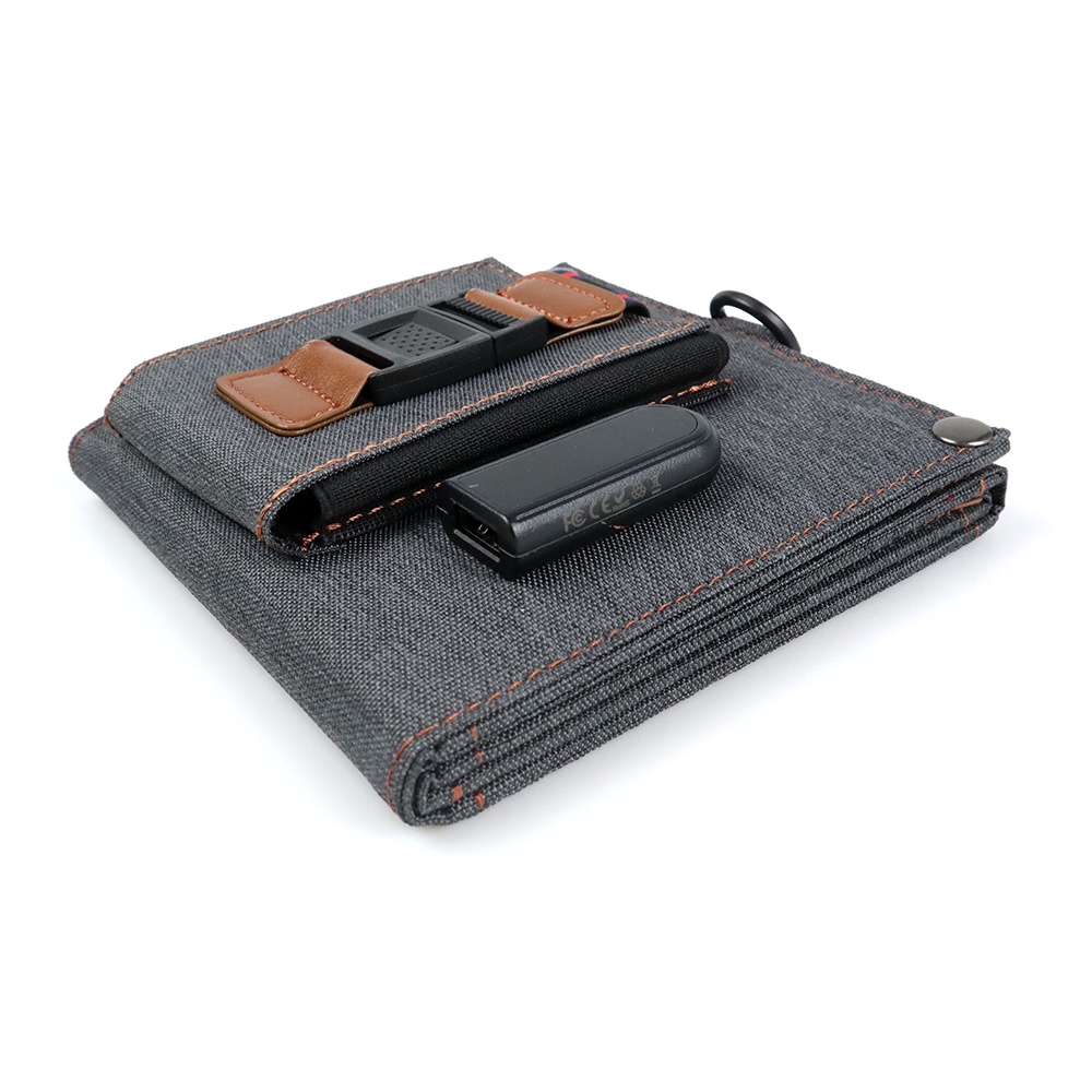 Choetech USB Foldable Solar Powered Charger 4 Panel 14W - SC004 - Black