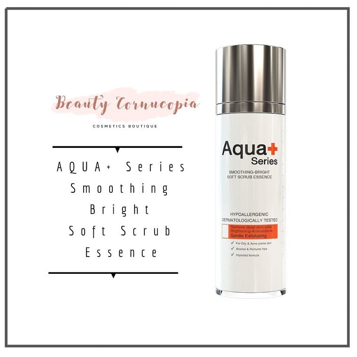 Aqua+ Series -Smoothing Bright Soft Scrub Essence 30ml - 100% ORI-BPOM
