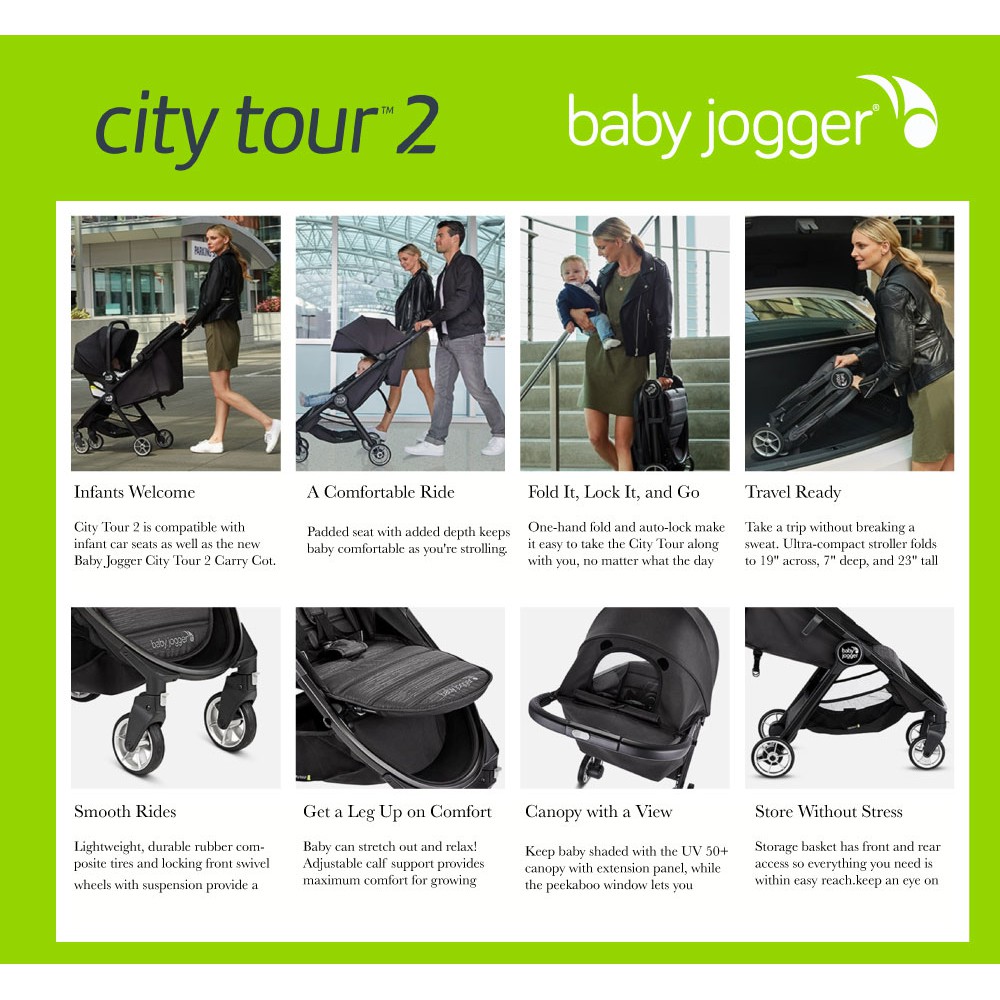 city tour stroller by baby jogger