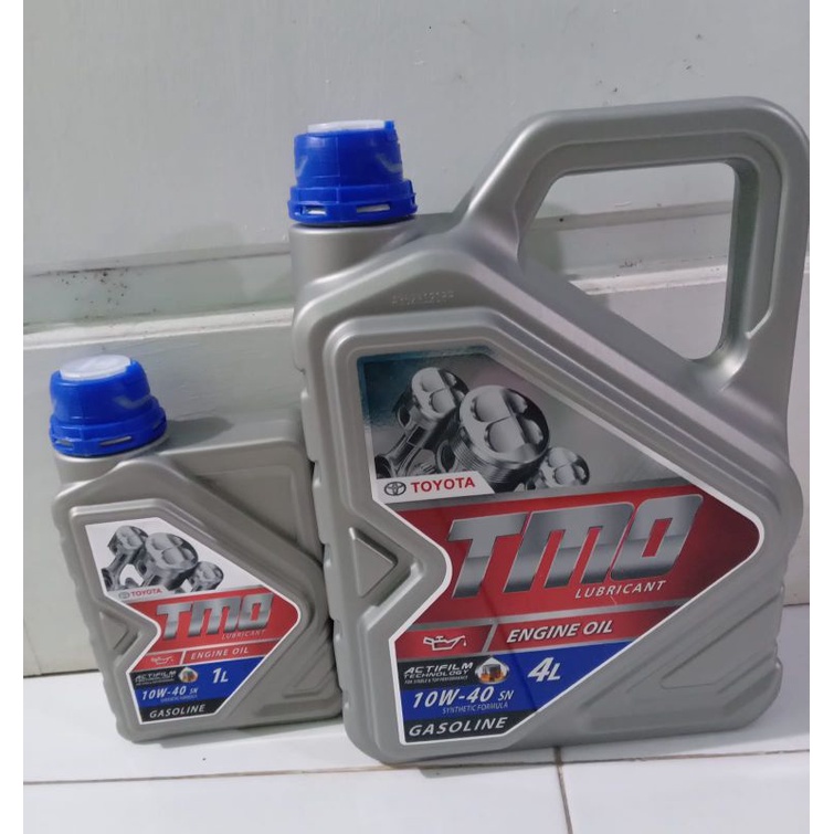 PAKET OLI MESIN MOBIL TMO TOYOTA SAE 10W-40 SN 4L DAN 1L