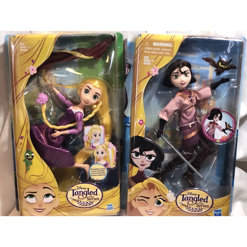 SET OF 2 HASBRO DISNEY PRINCESS ORIGINAL TANGLED THE 