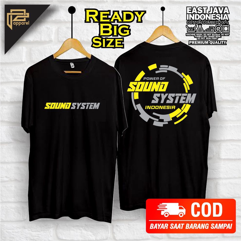 Jual baju kaos SOUND SYSTEM audio sound sistem | Shopee Indonesia