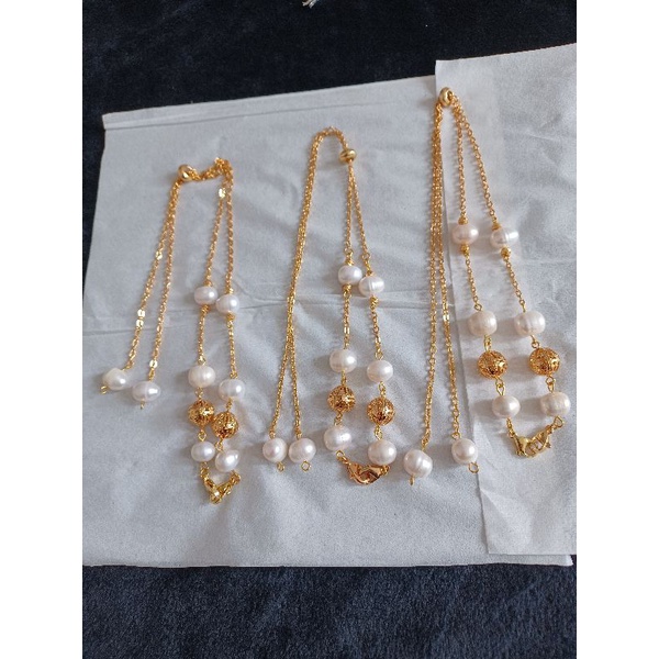 Conector serut masker mutiara tawar