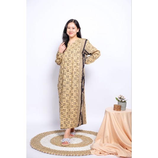 Daster habel busui lengan panjang gamis merk Verell-25