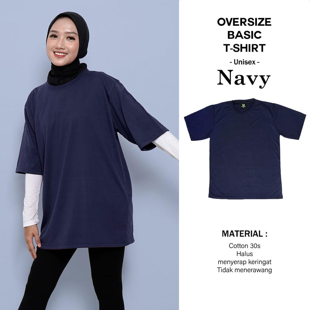 Noveli wear - Kaos polos oversize Unisex | kaos jumbo big size