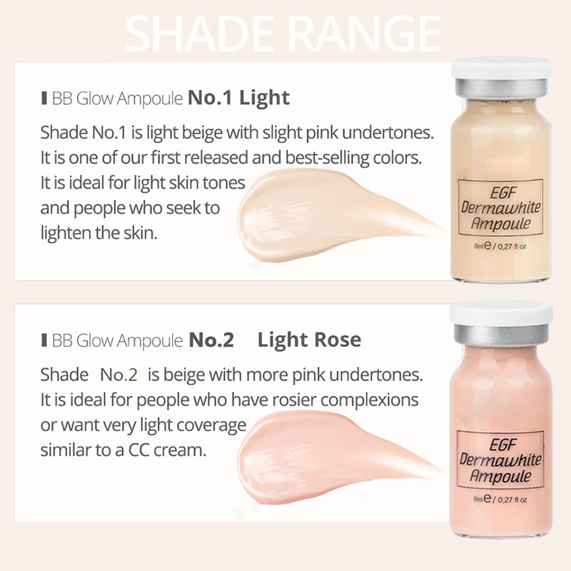 Stayve dermawhite shade light rose serum bbglow