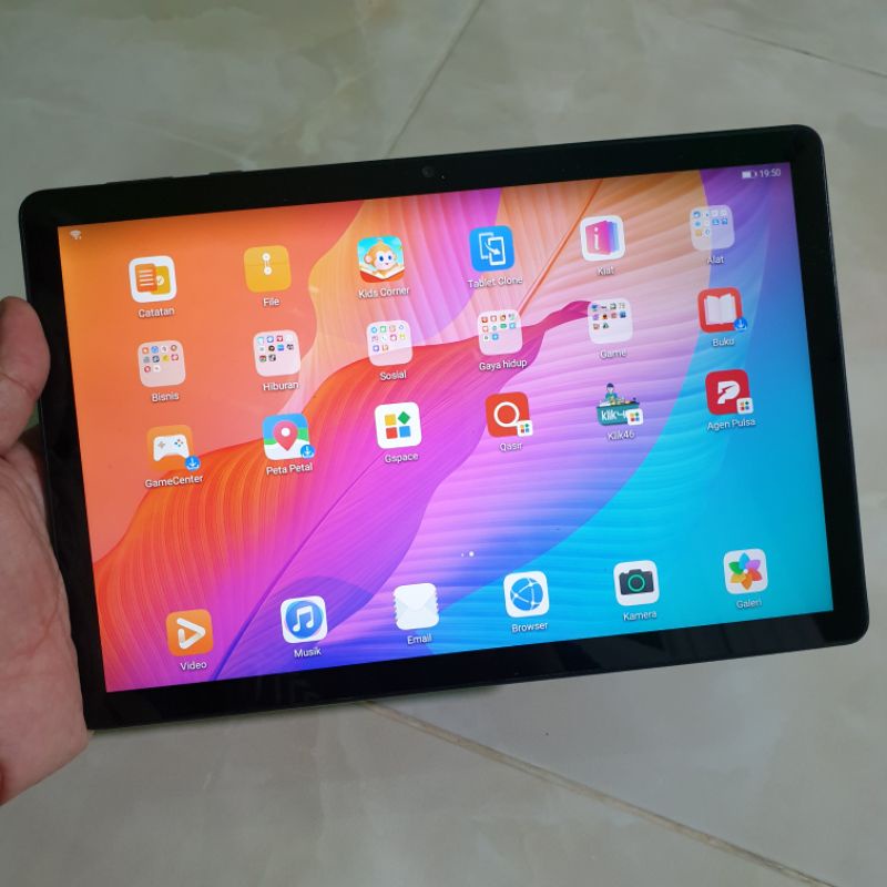 Tablet Huawei T10s 3/64 Ram 3gb Rom 64gb second mulus siap pakai