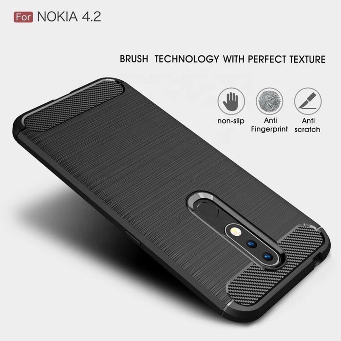 NOKIA 3 5 6 4.2 Silicon Carbon Slim Fit Soft Case Premium