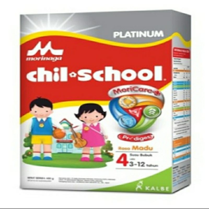 

Morinaga Chil School Platinum Coklat Madu Vanila 3-12 Tahun 400 g