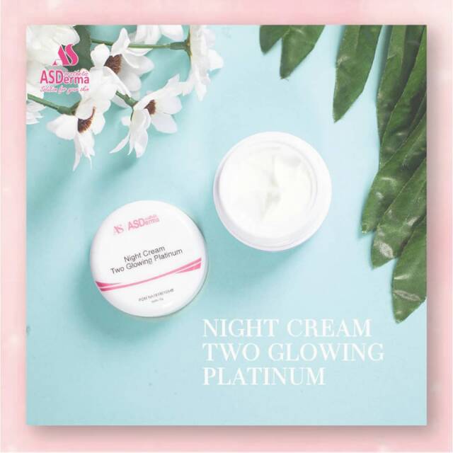 Night cream two glowing platinum ASDerma