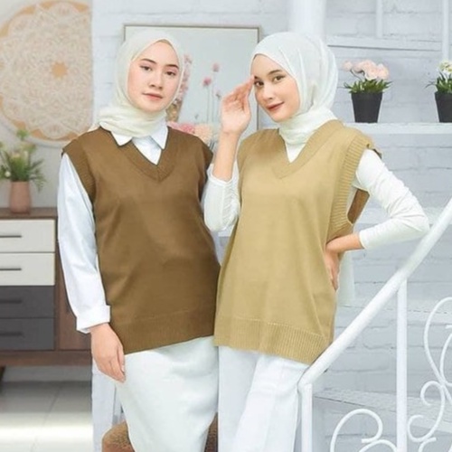 Nara Grosir - Villo Vest l Sweater Polos l Sweater Pria dan Wanita