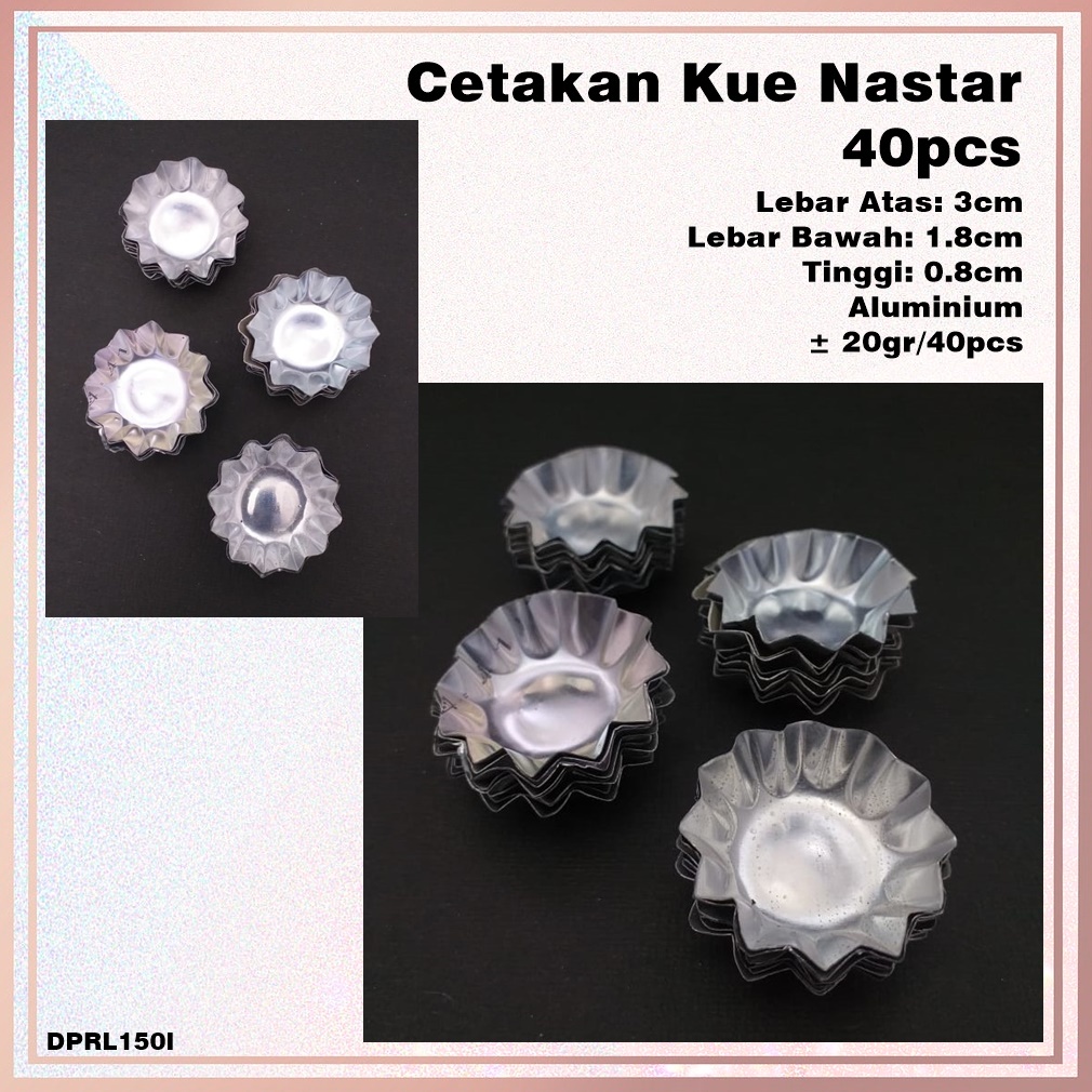 Cetakan/Loyang Mini Kue Nastar Isi 40pcs