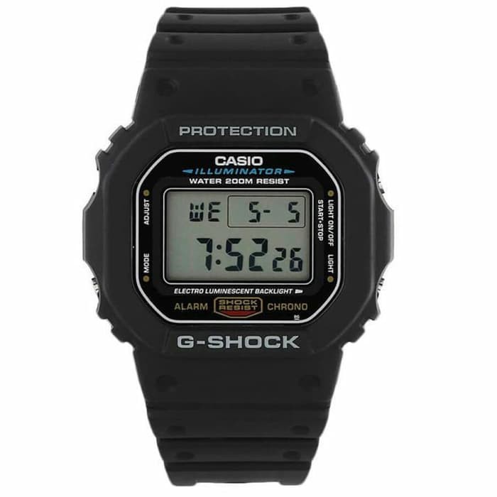 CASIO G-SHOCK DW-5600E-1V / GSHOCK DW5600E ORIGINAL  GARANSI RESMI