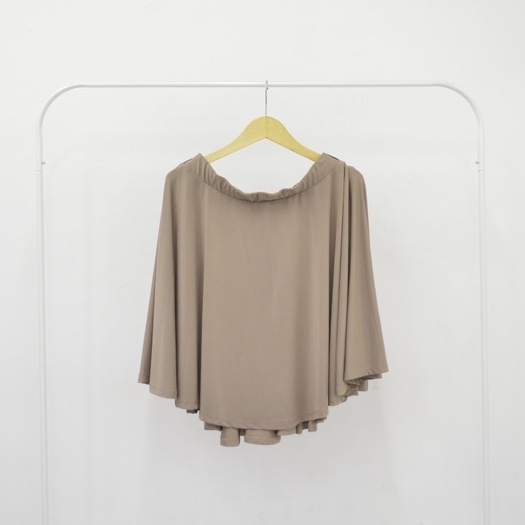 Charla - Miki Skirt Jumbo / Rok Wanita - CHR 1200-Choco