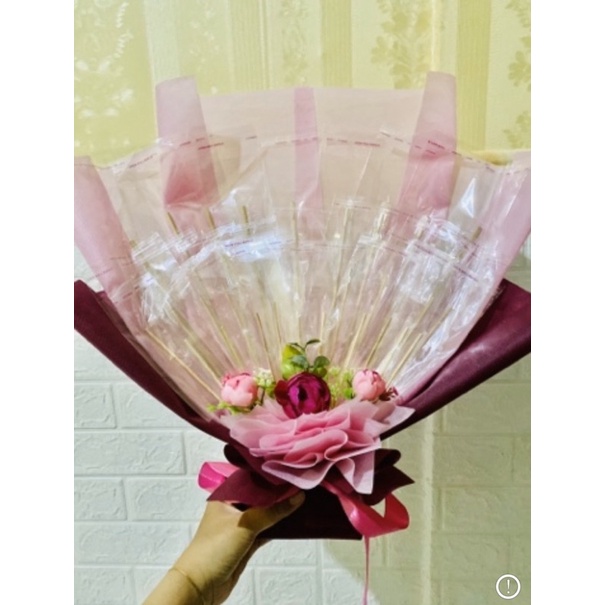 

Promo 7.7 Buket kosong Bigsize 30slot uang atau barang bouquet wisuda ultah anniversary
