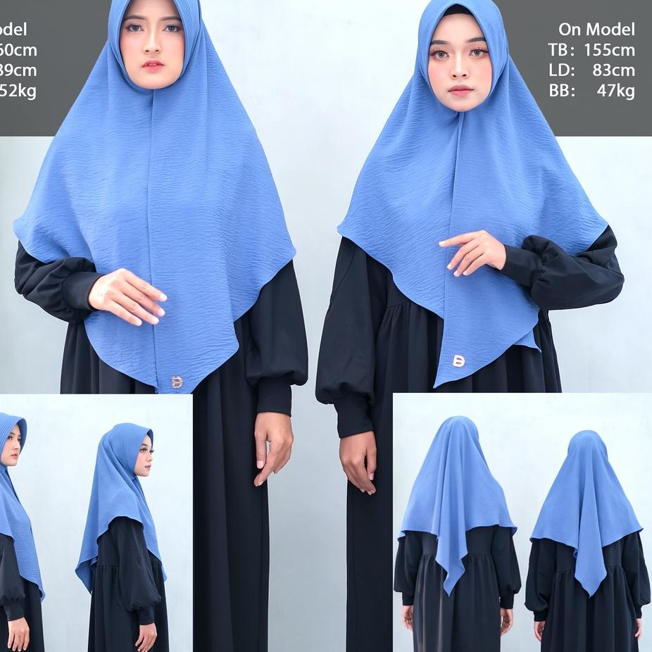 Harga Bersahabat.. Khimar segi4 instan Viola by daffahijab part 1