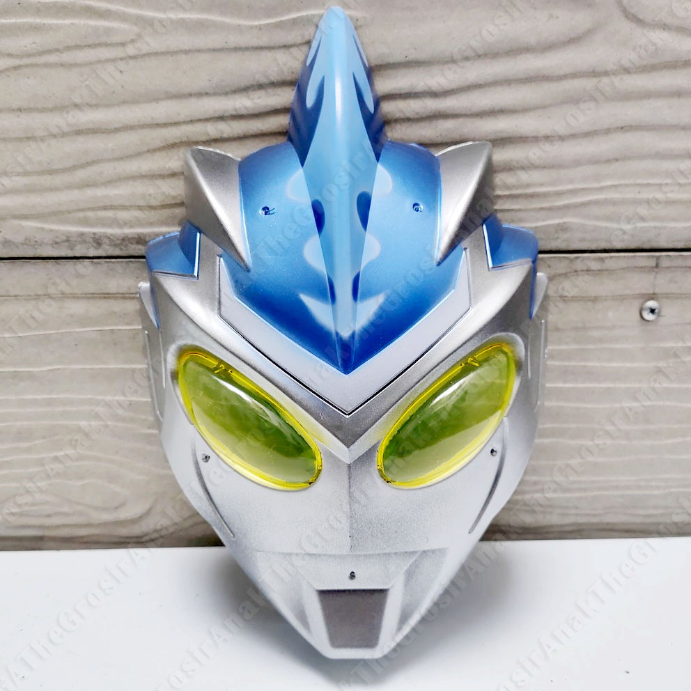 Topeng Ultraman R/B LED Superhero Cosplay Mask Bisa Menyala